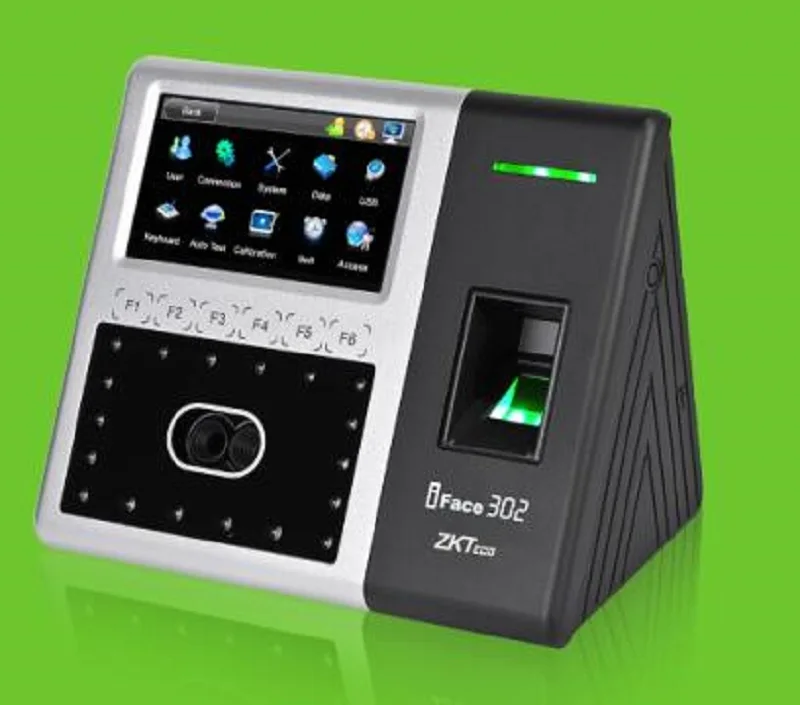 ZK iFace302 мульти-биометрической идентификации в реальном времени посещения и Управление терминал 4," Сенсорный экран с технологией распознавания лиц