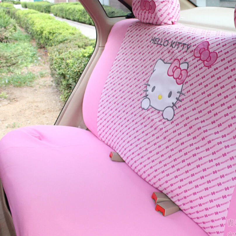Hello Kitty Car Back seat cover Rear Seat Three person Saddle Cover