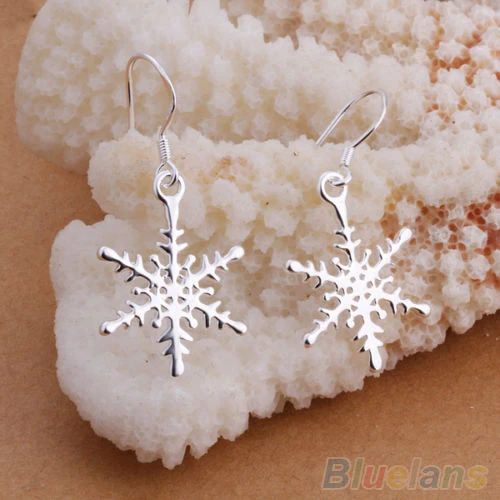 

Bluelans 5pair New Women Christmas Gift Snowflake Drop Dangle Hoo Earringsk Earrings 1SF3 6OD8