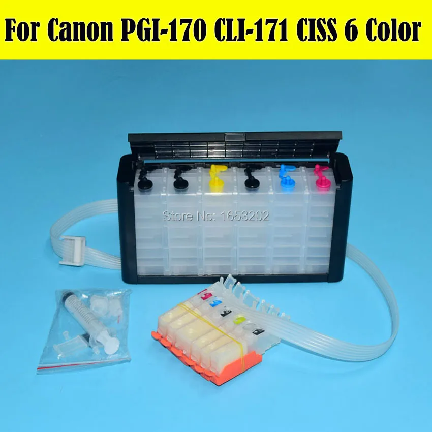 Canon 170 171 PGI-170 CLI-171 Ciss System 3.