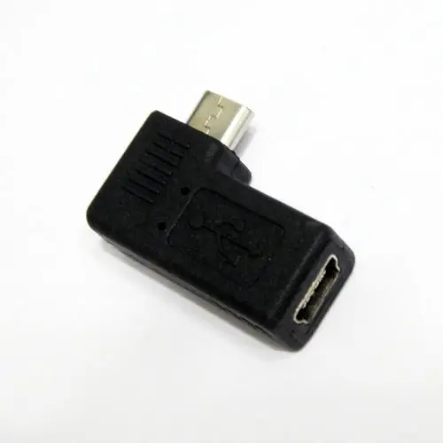 90 degreedeg изгиб Micro USB адаптер Мужчины/mini 5 P женский телефон USB|Соединители| |