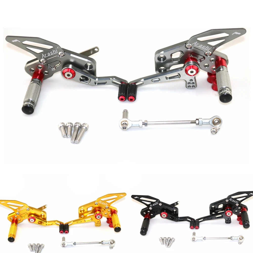 CNCAdjustableRearSetRearsetsForKAWASAKIZ125Z125Pro20162017