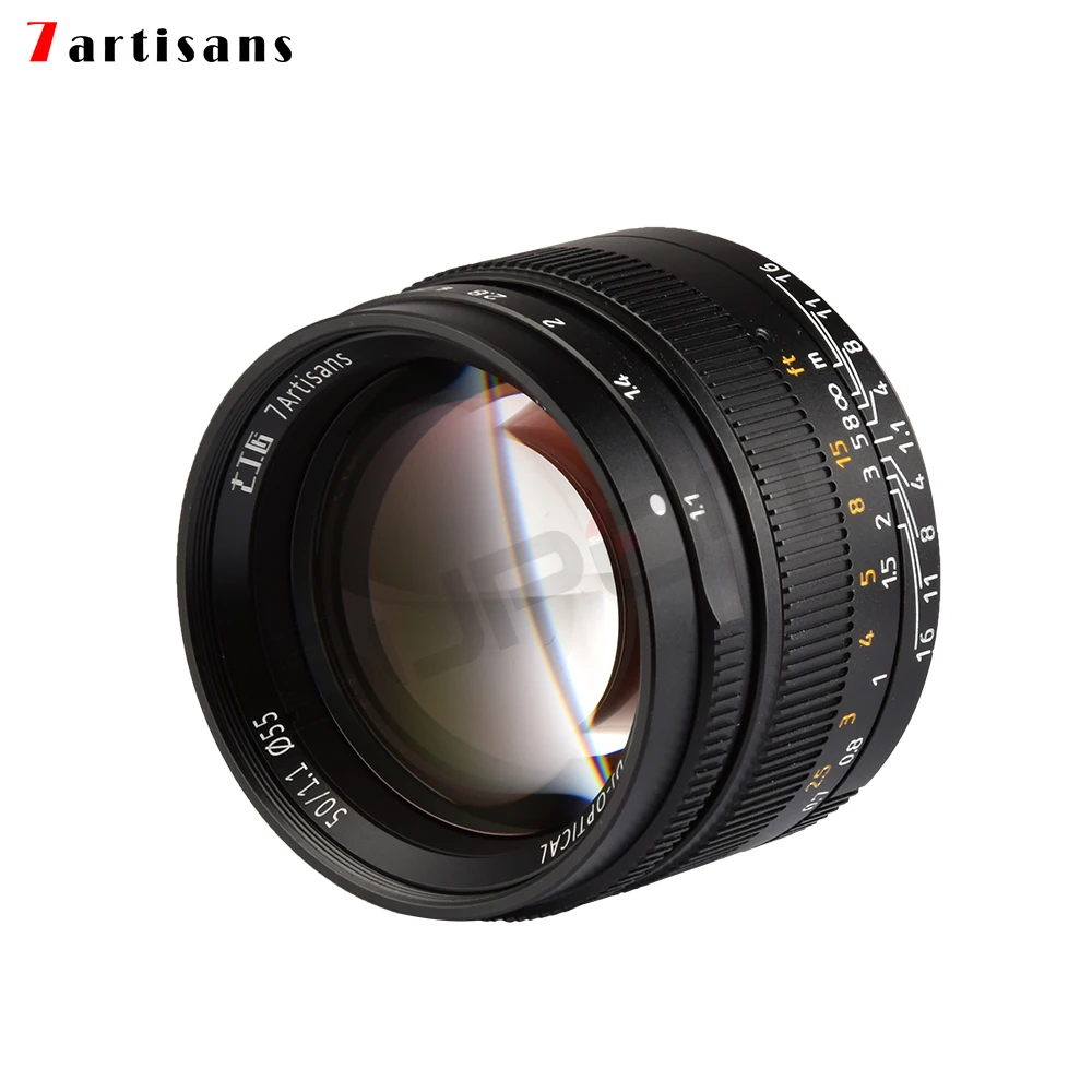 

7artisans 50mm f1.1 large aperture as prime F1.1 M Mount Fixed Lens for Leica M-Mount Cameras M-M M240 M3 M6 M7 M8 M9 M10