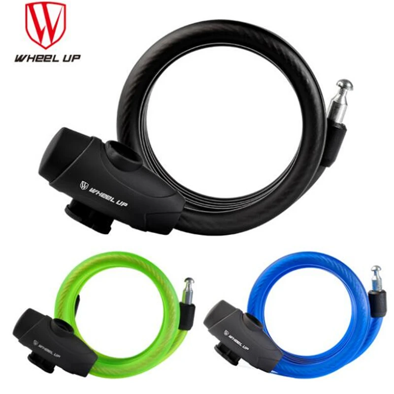 

WHEEL UP 2017 New MTB Mountain Road Bike Lock Code Bicycle Lock Anti-theft Locks Password Cable Steel Wire Lock Bicycle Parts