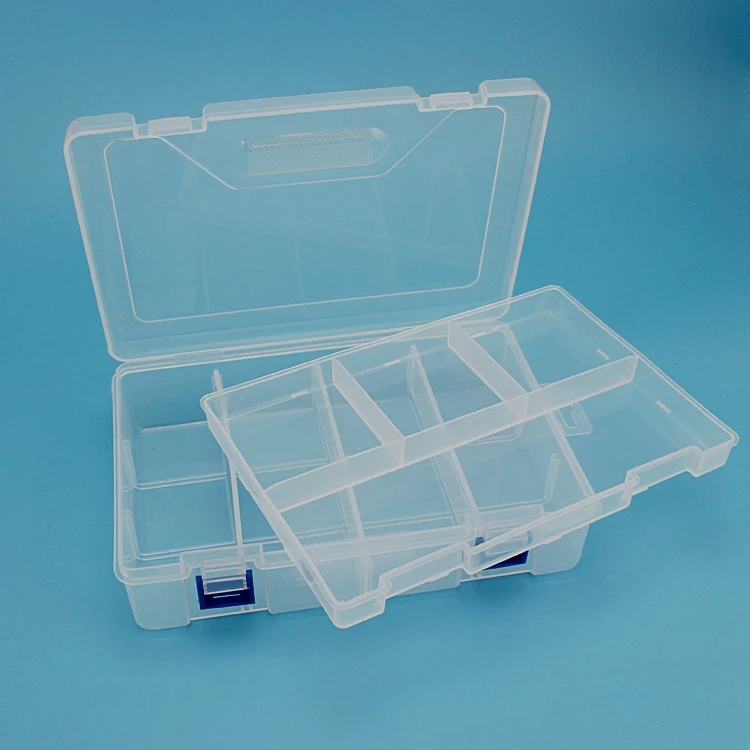 Коробки для ювелирных изделий пластиковые акриловые косметические NailArt Pill Box чехол портативный контейнер для хранения деталей камни инструменты Y2663