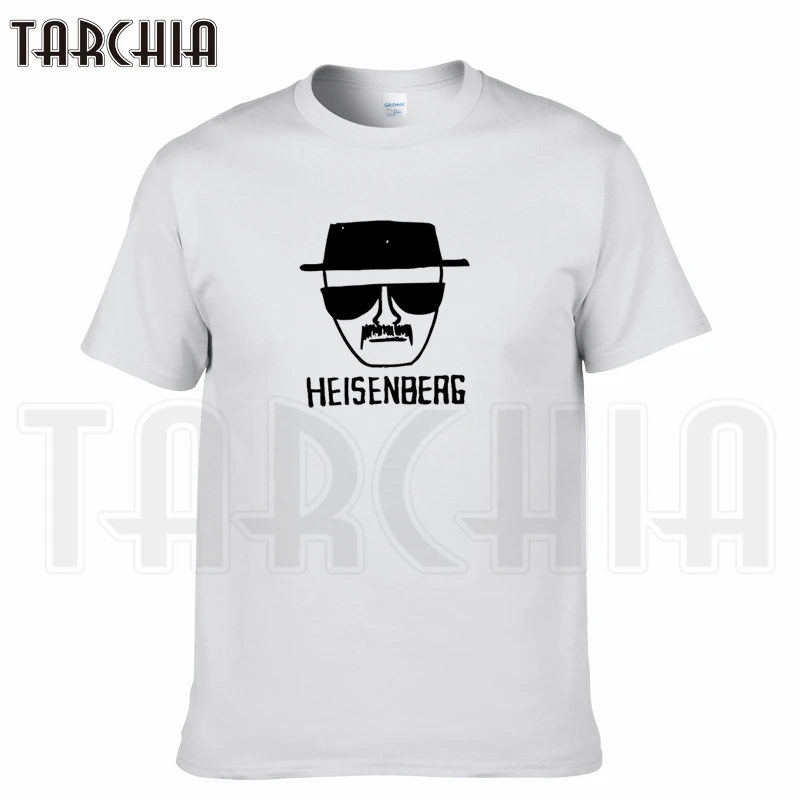 

TARCHIA 2019 summer brand heisenberag t-shirt cotton tops tees men short sleeve boy casual homme tshirt t shirt plus fashion