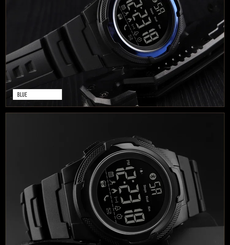 Мужские смарт-часы Роскошные спортивные женские Смарт-часы топ-бренд SKMEI приложение напоминание камера Smartwatch для Android IOS спортивные часы для мужчин