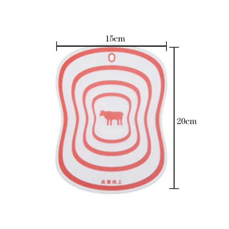 Пластиковые Разделочные доски Нескользящие скраб мясо овощи кухонная утварь разрезание доски Доска