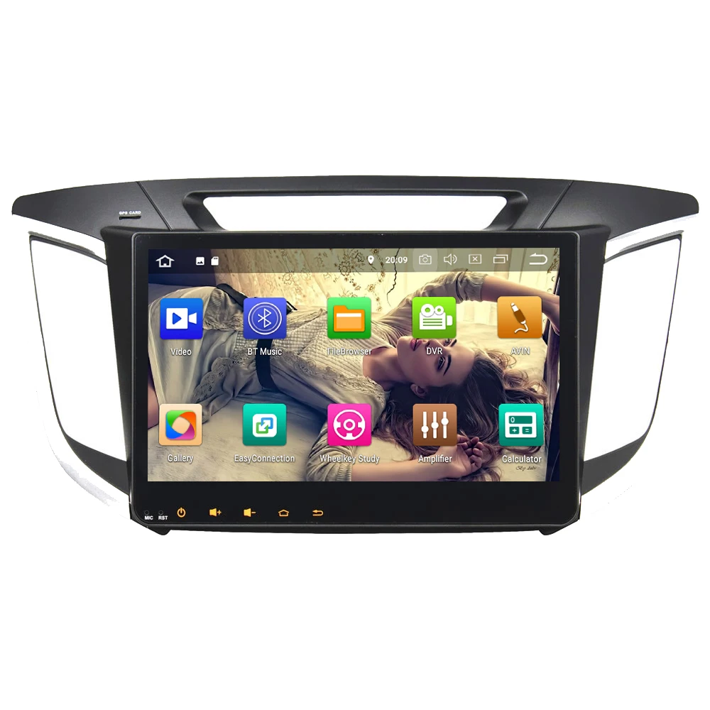 Top KLYDE 10.1" IPS Octa Core 4G Android 8 7.1 6 4GB RAM 32GB ROM Car DVD Multimedia Player Radio Stereo For Hyundai IX25 2014-2018 1