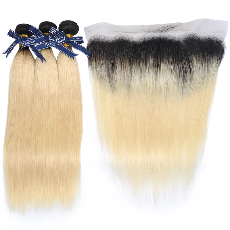 Remyblue Honey Blonde Bundles With Closure Colored 613 Brazilian Straight Human Hair Bundles With Frontal 4Pcs/Lot 100 Remy Hair Remyblue Honey Blonde Bundles With Closure Colored 613 Brazilian Straight Human Hair Bundles With Frontal 4Pcs/Lot 100 Remy Hair