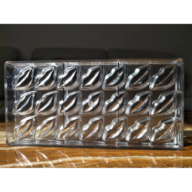 1PC DIY Lip Mouth PC Mould Polycarbonate Hard Plastic Candy Making Chocolate Mold