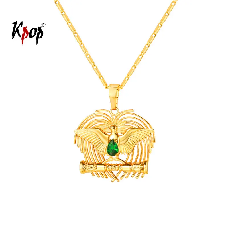 

Kpop Necklace Phoenix Bird Pendant Necklace Cubic Zirconia Fashion Jewelry Gold Color Chain Charm Necklace Gift For Women P009