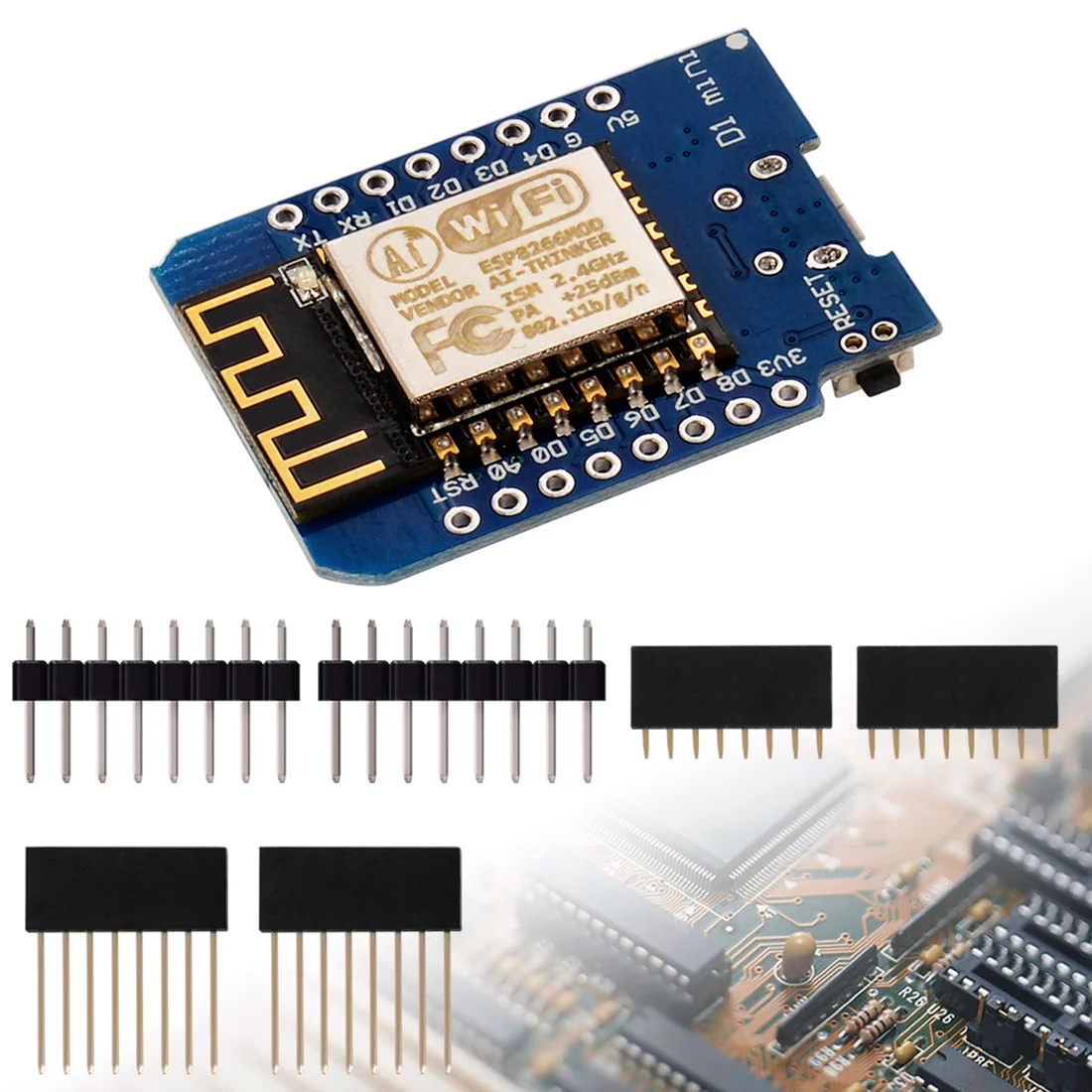 Dsha-esp8266 мини NodeMcu Lus WiFi беспроводной модуль Интернет-макетная плата