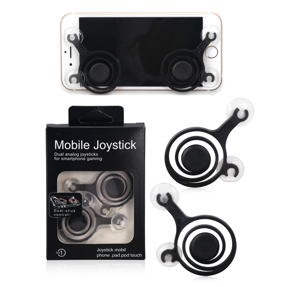 

200PCS Smartphone Mini Joysticks mobile phone handler Touch Screen mini Joystick For Phone tablet Pad Arcade Games Chuck Rocker