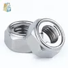 10Pcs M4 M5 M6 M8 DIN980 304 Stainless Steel Prevaillng Rorque Type Hexagon Nuts All Metal Nuts Locking Lug Lock Nuts HW064 ► Photo 2/3