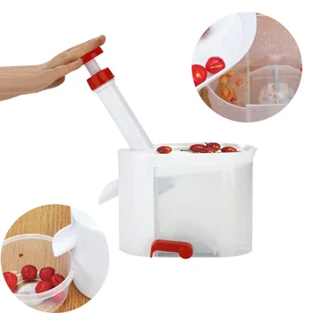 

New Cheery Pitter Seed Removing Tool Home Kitchen Office Travel Fruit Stone Extractor Remove Bones Fruit Cherry Cherries Pitter