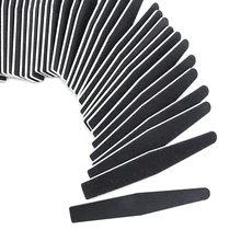 5 pièces lime à ongles grain ponçage bloc tampon noir losange Durable polissage pédicure manucure professionnel UV Gel vernis outils JI833(China)