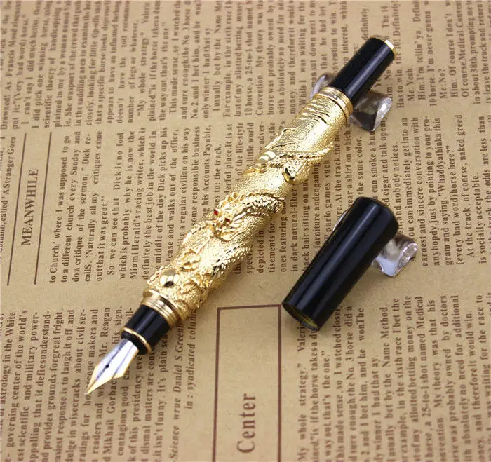 Перьевая ручка Jinhao уникальный дизайн высокое качество Дракон для письма