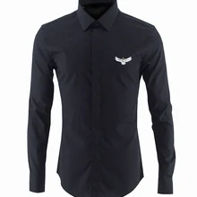 Новое поступление из металла самолета Известный хлопок сплошной цвет двойной футболка для мальчиков высокое поступление модных повседневных Зи M, L, XL, XXL, XXXL