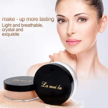 Lameila Rinfrescante Minerale In Polvere Sciolto Miele Naturale Nudo Splendore Olio-controllo leggero e Delicato Viso Trucco Cosmetico TSLM1