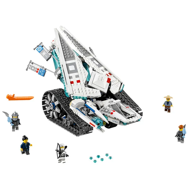

Lepin 06061 Legoing Ninjago 977 Pcs The Ice Tank Castle Team Building Block Model Toys For Children Compatible Legoings 70616
