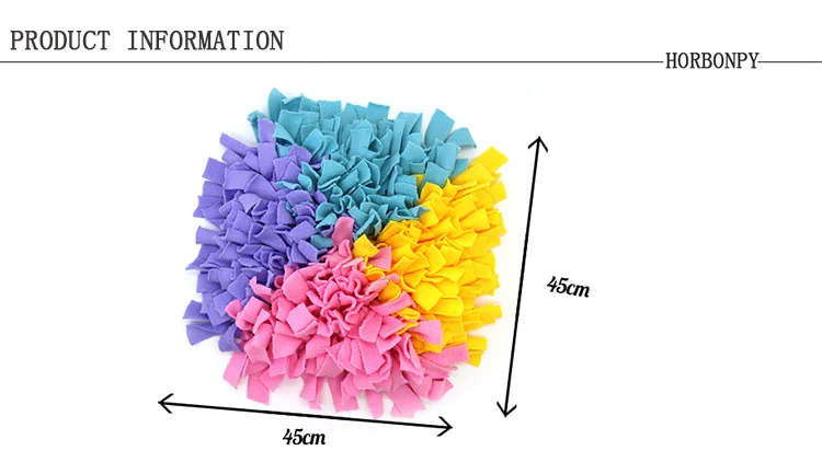 Коврик для собак HORBONPY, коврик для собак, коврик для обучения еде, игровой коврик для собак, коврик для медленной еды