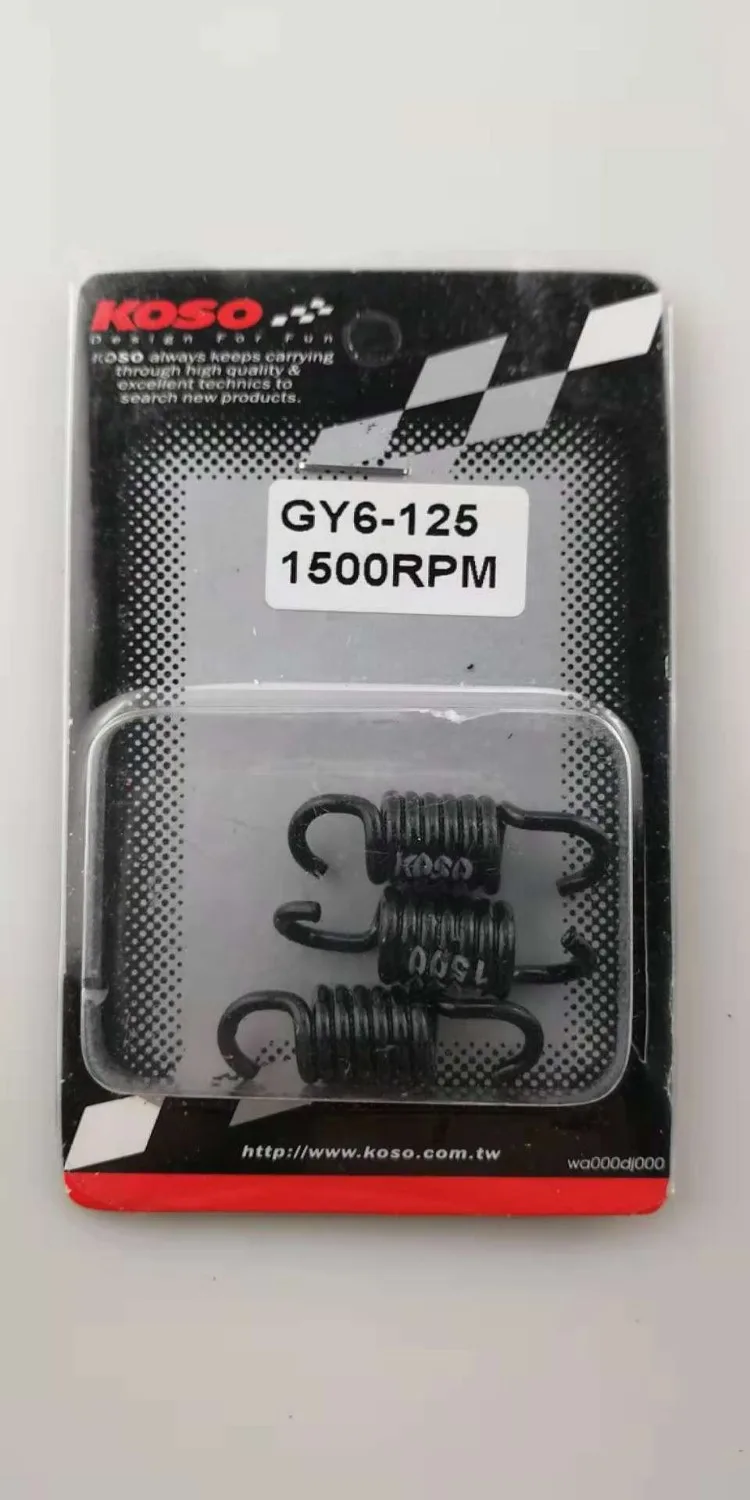 

(3pcs/set) High Performance Clutch Spring Set GY6 125cc 150cc Motorcycle Spare Part