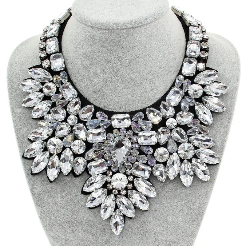 Женское Ожерелье с кристаллами MANILAI длинное ожерелье ручной работы большим