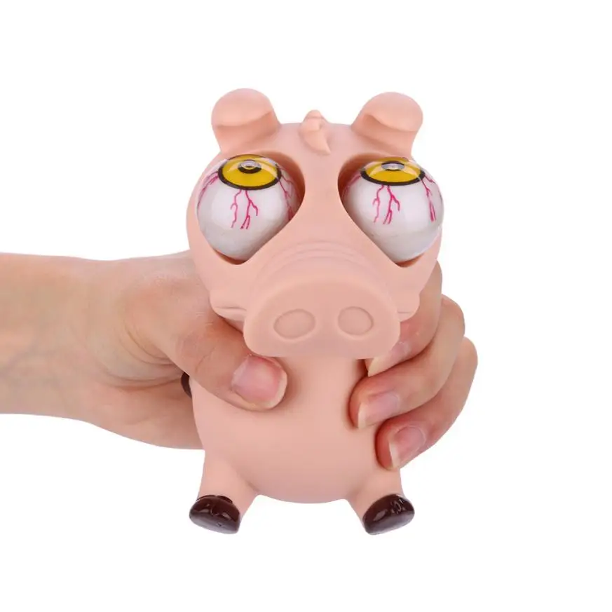 Jumbo Squishy Pop Out снятие стресса Милая свинья Squish Vent подарок медленно растет Сжимаемый