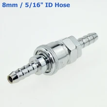 2 Sets Pneumatic Straight 8mm / 5/16 OD Barb Air Hose Pipe Compressor Quick Coupler Connector Coupling Socket Fitting SH20+PH20 2 way pass air compressor quick connect coupler air hose distributor coupling tool