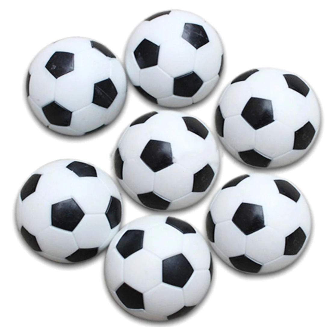 5x пластик 32 мм Футбол крытый настольный футбол мяч заменить черный + белый