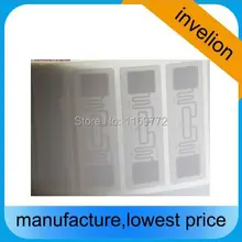 5000 шт./рулон Alien 9662 UHF RFID ярлыком на 860-960 МГц EPC C1 G2 UHF Для ISO18000-6C uhf RFID карты метка ярлык RFID наклейки