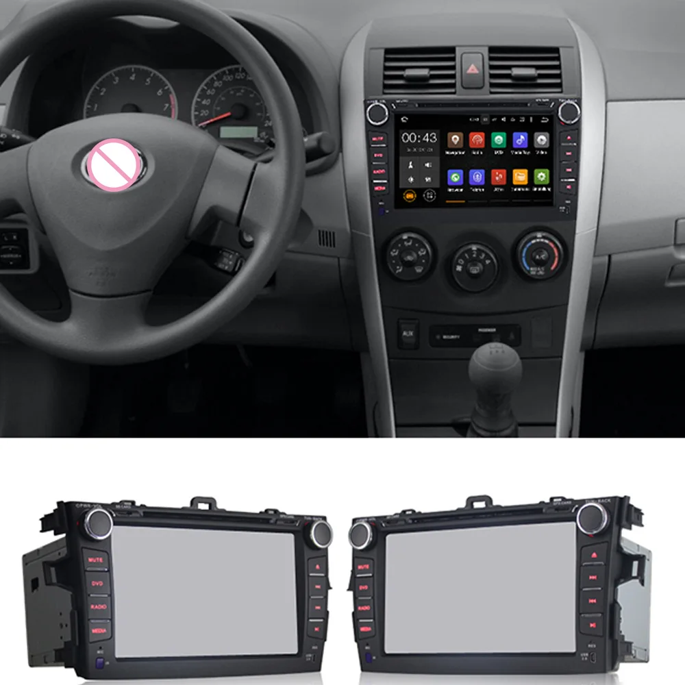 Sale New 8 Inch Android 8.1 Car DVD Player GPS Navigation Radio Audio For Toyota Corolla GPS Navi Navigation System Autoradio 2