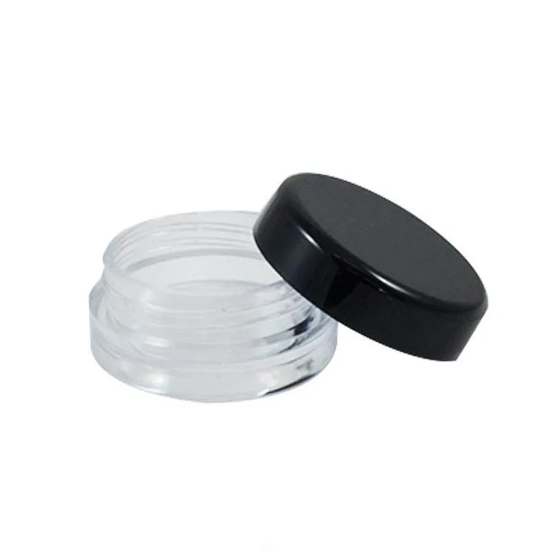 100 шт пустые пластиковые косметические банки для макияжа 2 г/3 г/5 г/10 г/20 г Прозрачные тени для век крем бальзам для губ контейнер коробка для хранения