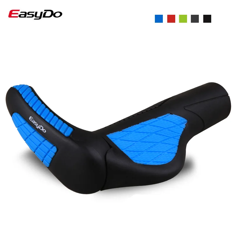 

EASYDO Bicycle MTB Shockproof Handlebar Ergonomic Touring Mountain Bike Handlebar Bar Ends & Plugs Barend Bike Cycling Parts