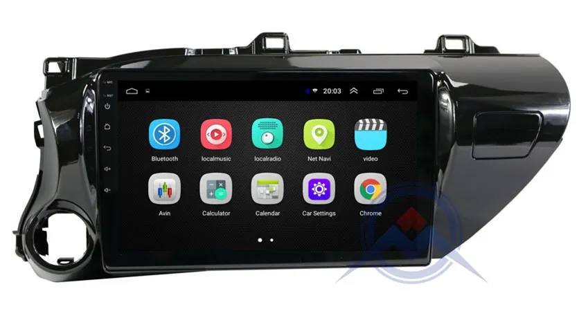 Clearance ZOHANAVI 10.1 inch Android Car radio for TOYOTA Hilux 2017 2018 Car DVD GPS Navigation Video Radio Multimedia Stereo player 16
