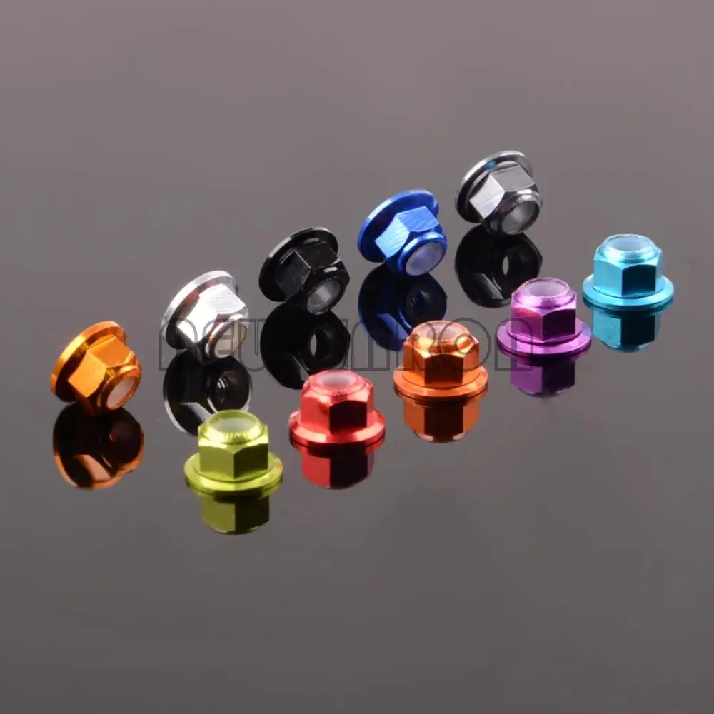 

NEW ENRON 4P Aluminum M4 Lock Nuts FOR RC 1/10 HIMOTO E10MTL E10MT E10BP 31045