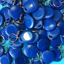 20 штук Контроль доступа 125 кГц RFID метки брелоки с металлическим кольцом