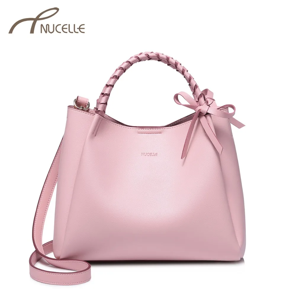 pink leather handbags