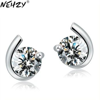 

Moon Silver earrings cute female models fashion crystal jewelry manufacturers wholesale vintage jewelry