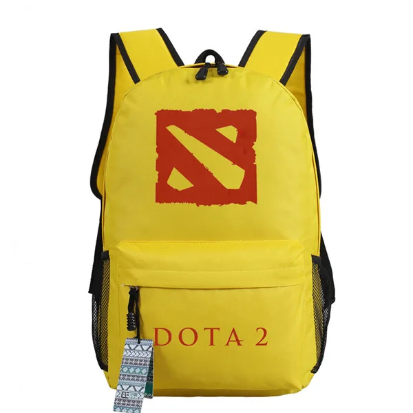 2 DOTA 2, холщовые школьные сумки, нейлоновый рюкзак для ноутбука, школьные сумки для подростков, мужской рюкзак, большая сумка для книг DOTA 2, Rugzak - Цвет: 2