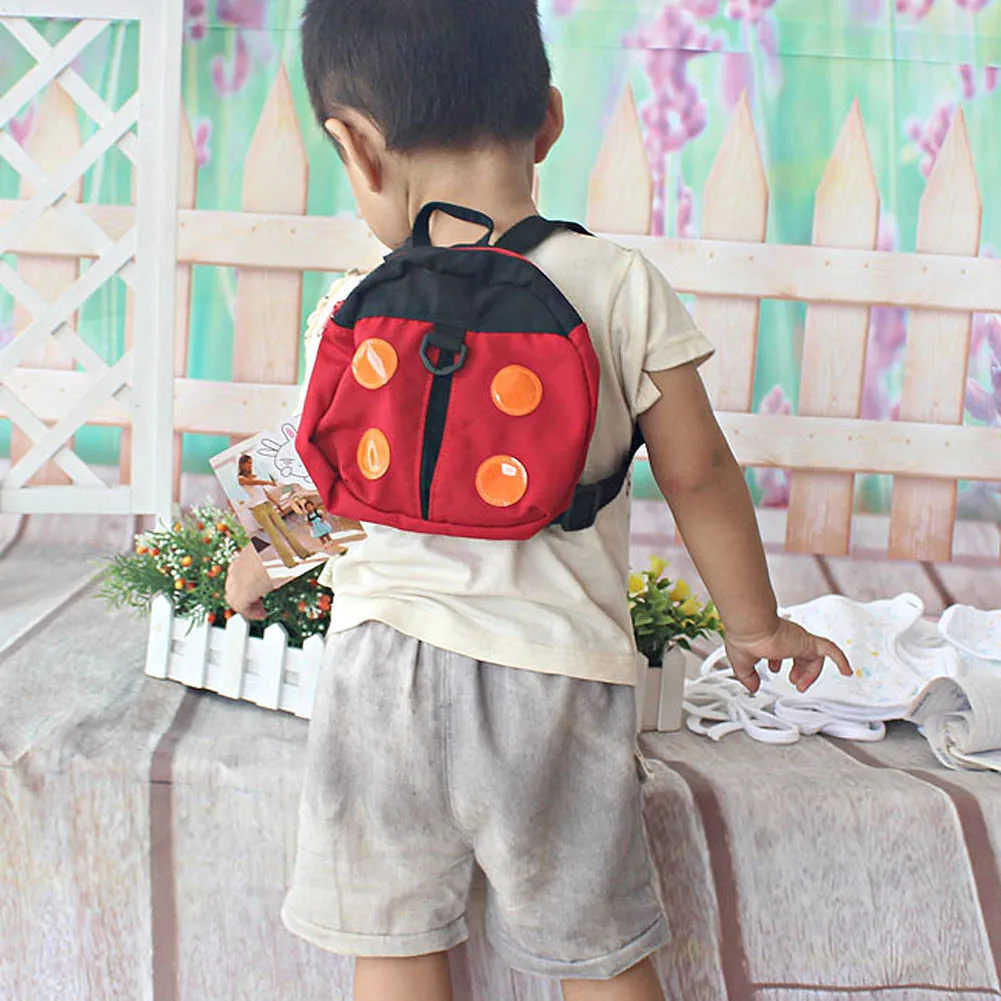 2in1 Ladybird Shaped Keeper Anti Lost Safety Harness Baby Backpack Walk Harness S7JN