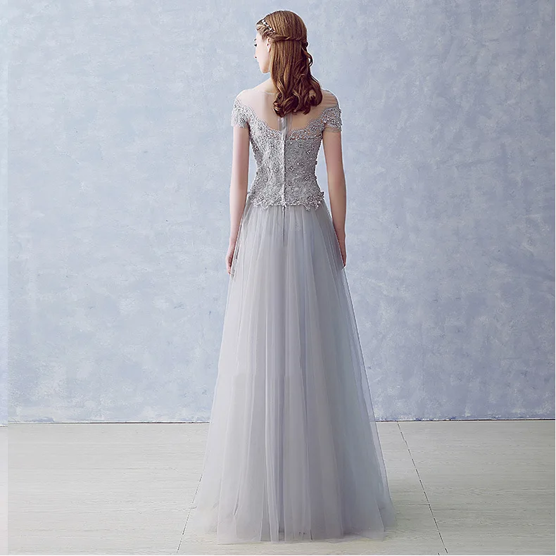 Элегантные длинные платья для подружек невесты с аппликацией Кружева Бисероплетение-up Стиль Свадебная вечеринка платье под 50 $