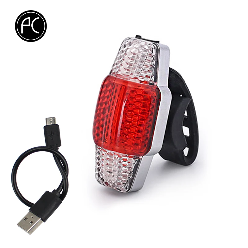 PCycling велосипедный светильник, интеллектуальный сигнал поворота, тормозной светильник, USB Перезаряжаемый светильник, COB светодиодный велосипедный светильник, велосипедный лазерный задний светильник - Цвет: SILVER