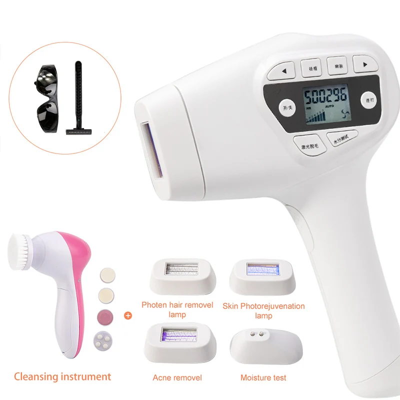 Cleansing instrument 1500000 вспышка IPL depilador лазерное устройство для перманентного удаления волос подмышечное удаление волос бикини триммер электрический эпилятор visage - Цвет: Cleansing instrument