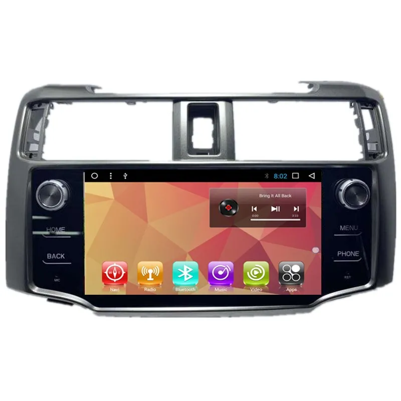 Автомобильный мультимедийный стерео радиоприемник на Android 9 дюймов DVD GPS