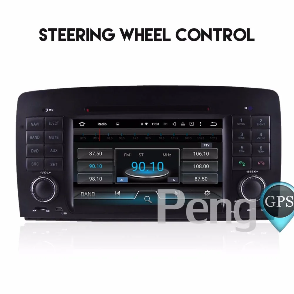 Cheap Octa Core 7 CD DVD Player 7 Inch 2 Din Stereo Android 8.0 Car Radio for Benz R W251 2006-2012 GPS Navigation Autoradio Headunit 4