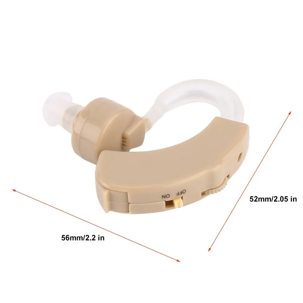 Hearing Aid Sound Voice Amplifier Ear Hearing Aids Kit Adjustable Behind Ear Sound Enhancer Ear Care For the elderly deaf hear