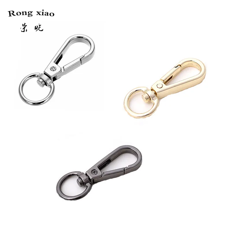2/10/20Pcs Stainless Steel Swivel Snap Hooks Lobster Claw Key Ring Dog Clasps 