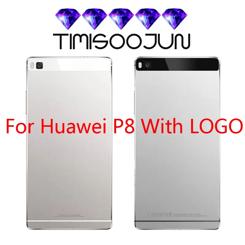 NEW for HUAWEI P8 Back Door Replacement Case 5.2 inch Aluminum Housing Cover Press Key 3 Colors in Stock | Мобильные телефоны и